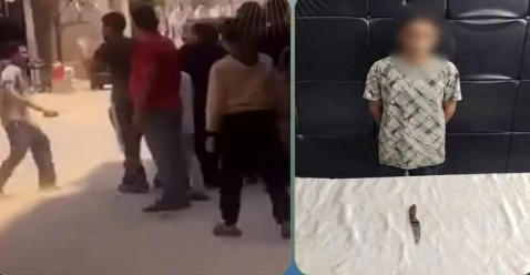 ضبط شخص هاجم صاحب مركز صيانة بسلاح أبيض في مدينة نصر