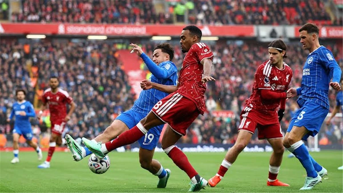 ليفربول يتغلب على برايتون بهدفين نظيفين في الدوري الإنجليزي