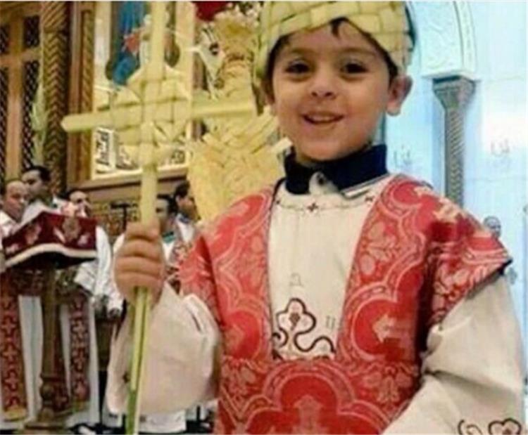 صورة أصغر شهيد في تفجير كنيسة طنطا