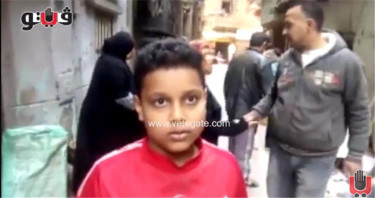 بالفيديو.. طفل متضرر من انهيار عقار الجيزة: «مش عارف أروح المدرسة»