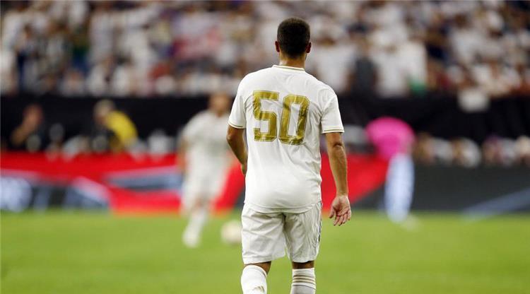 ماركا تكشف سبب ارتداء هازارد للقميص 50 في أولى مبارياته مع ريال مدريد