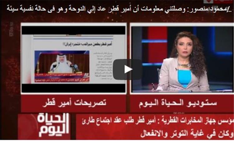 محمود منصور: أمير قطر السابق صفع تميم على وجهه بسبب مصر
