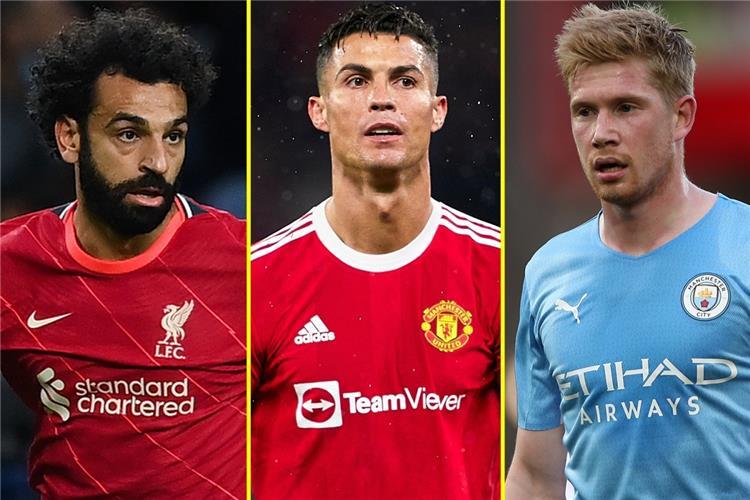 محمد صلاح ينافس دي بروين ورونالدو على جائزة جديدة في الدوري الإنجليزي