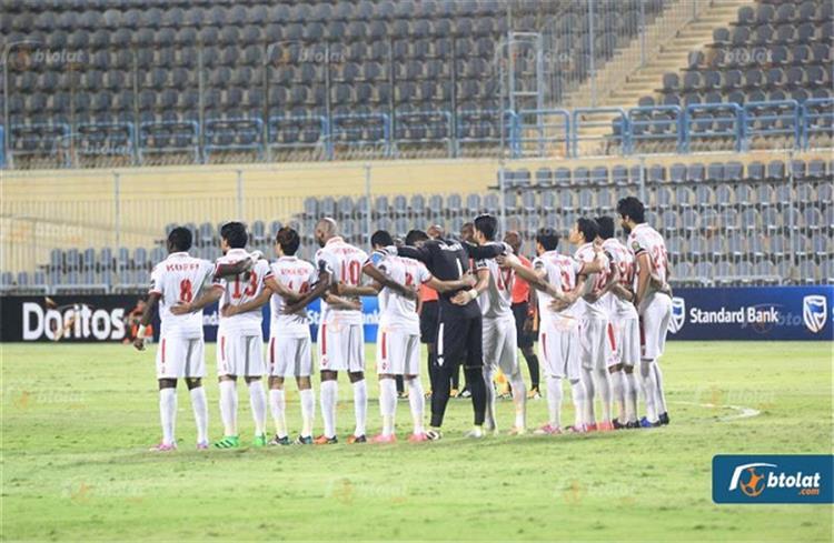 نهاية الشوط الأول من مباراة الزمالك وإنيمبا (0-0)
