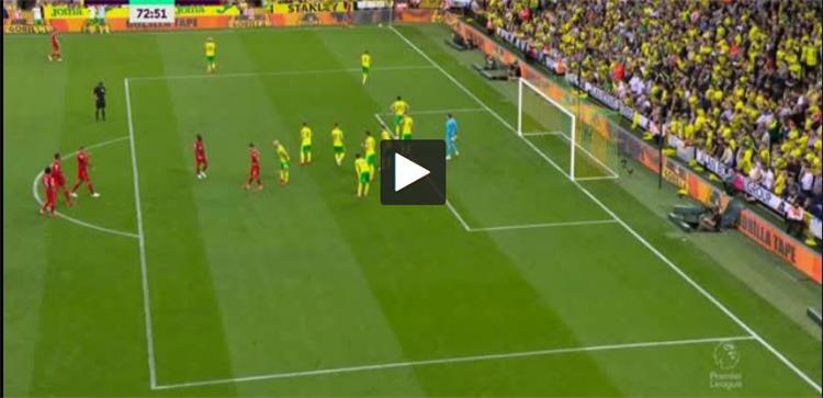 هدف محمد صلاح الرائع في مرمي نورويتش سيتي بالدوري الانجليزي