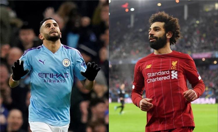 محرز يتفوق على محمد صلاح بعد هدفيه ضد مانشستر يونايتد