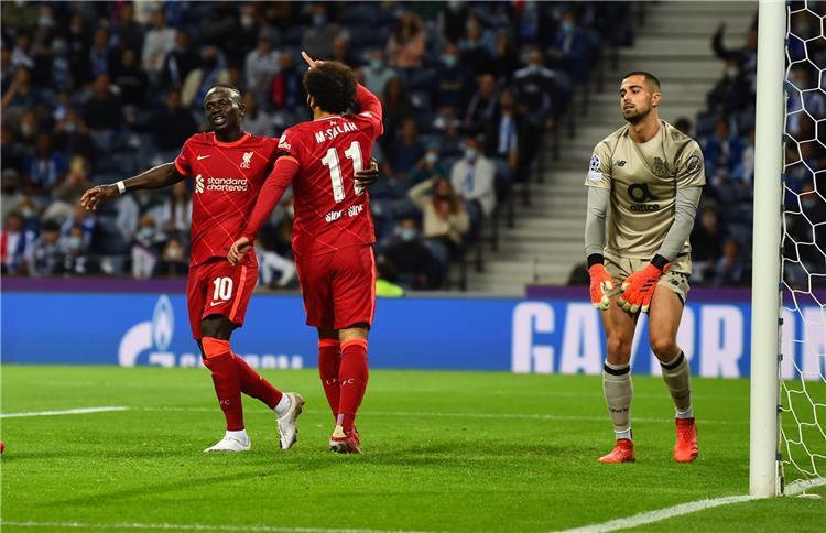 تعرف على تقييم محمد صلاح بعد هدفيه في مباراة ليفربول وبورتو