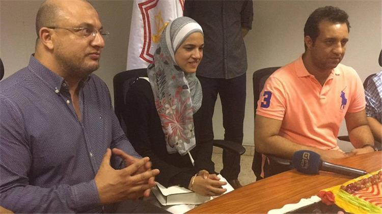 الزمالك يكرم البطلة الأوليمبية هداية ملاك