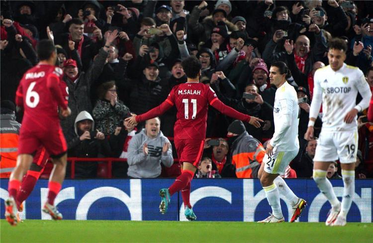ترتيب هدافي الدوري الإنجليزي بعد هدفي محمد صلاح اليوم أمام ليدز يونايتد